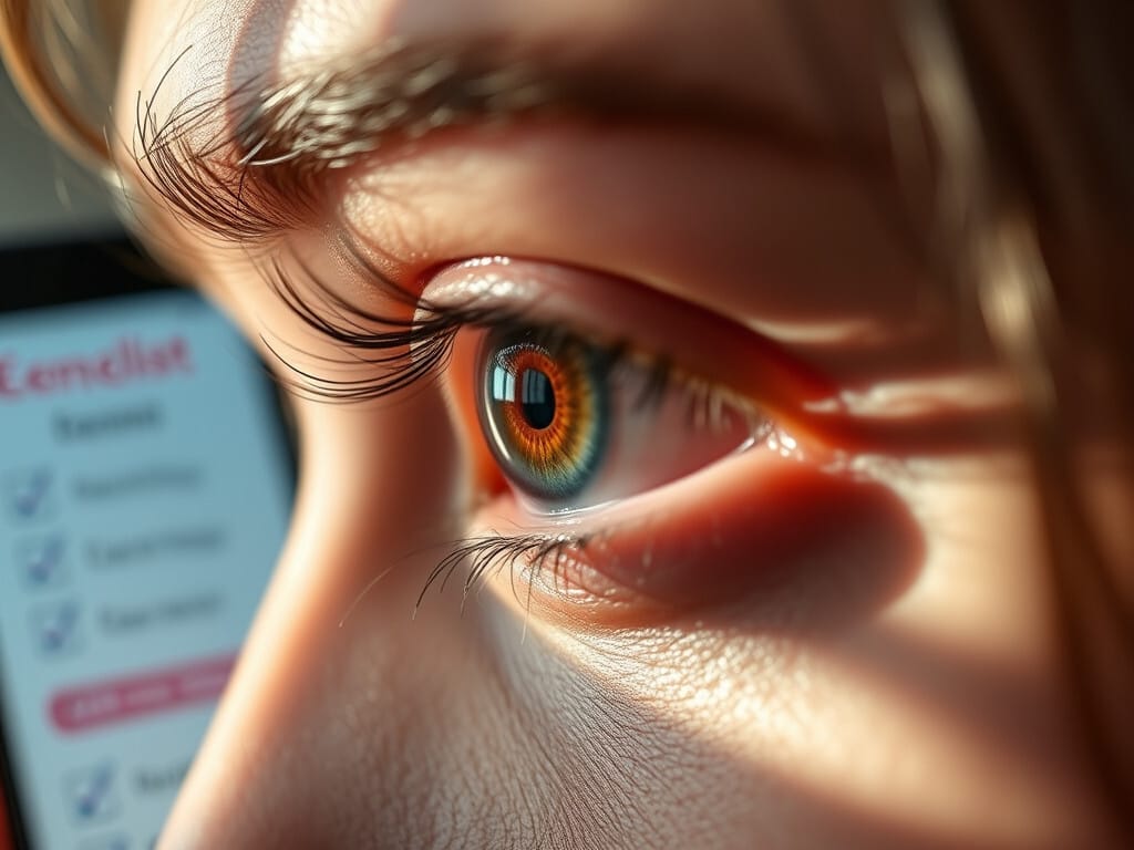 각막염 자가진단 방법