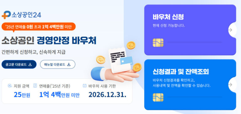 소상공인 지원금 신청하는 방법 부담경감크레딧 조건 소상공인 지원금 신청